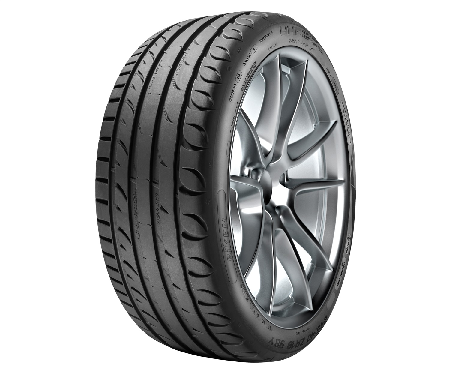 Riken Ultra High Performance XL 245/40 R19 98Y - Pneumatico Estivo con Efficienza C, Aderenza C, Rumore 72 db