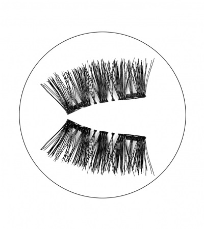 Peggy Sage Ciglia Finte Magnetiche - 2 Pezzi, Facili da Applicare, Senza Colla, Effetto Folto e Voluminoso