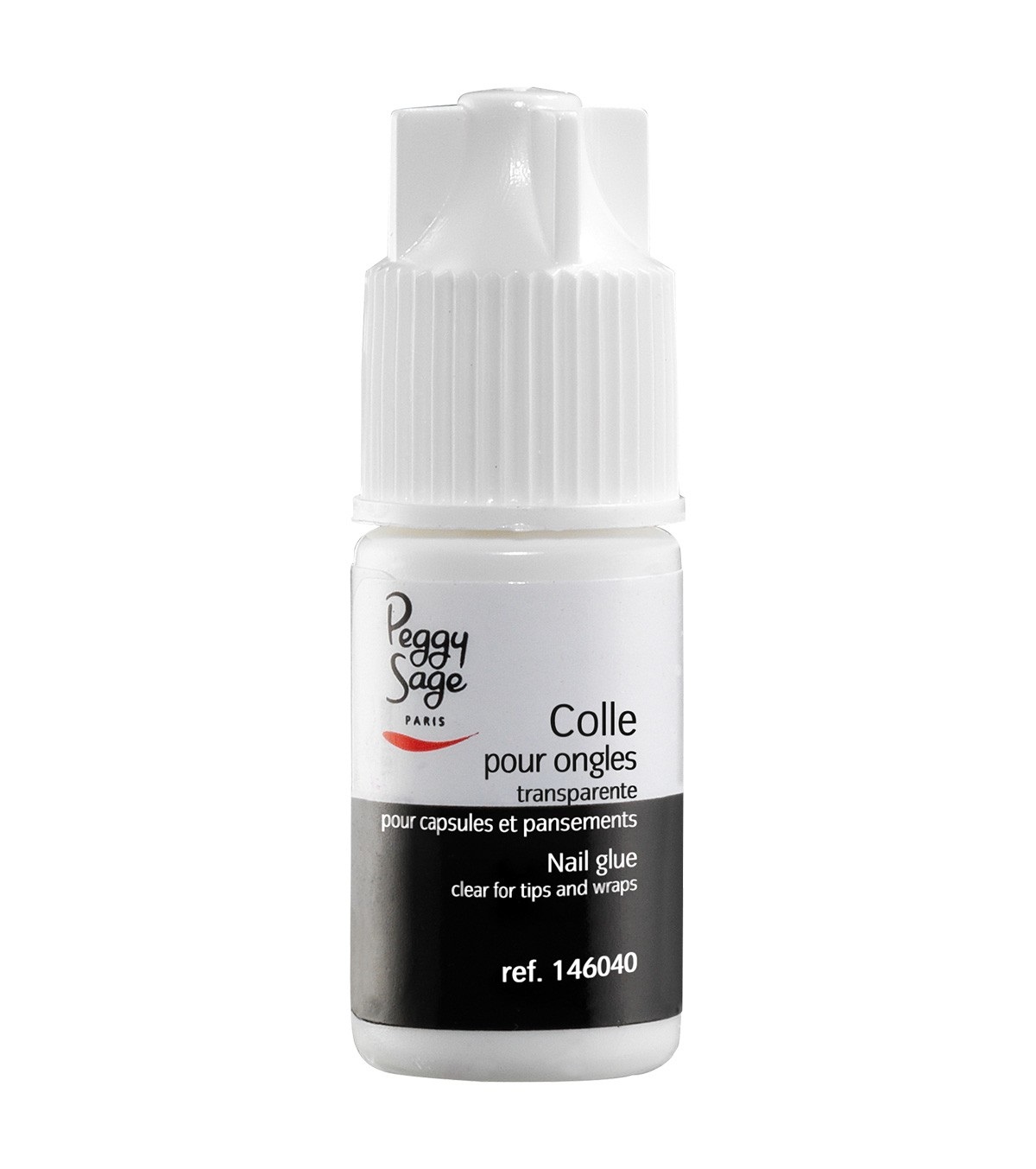 Peggy Sage Colla per Unghie Trasparente 3 ml - Adatta per Ricostruzione Unghie e Capsule