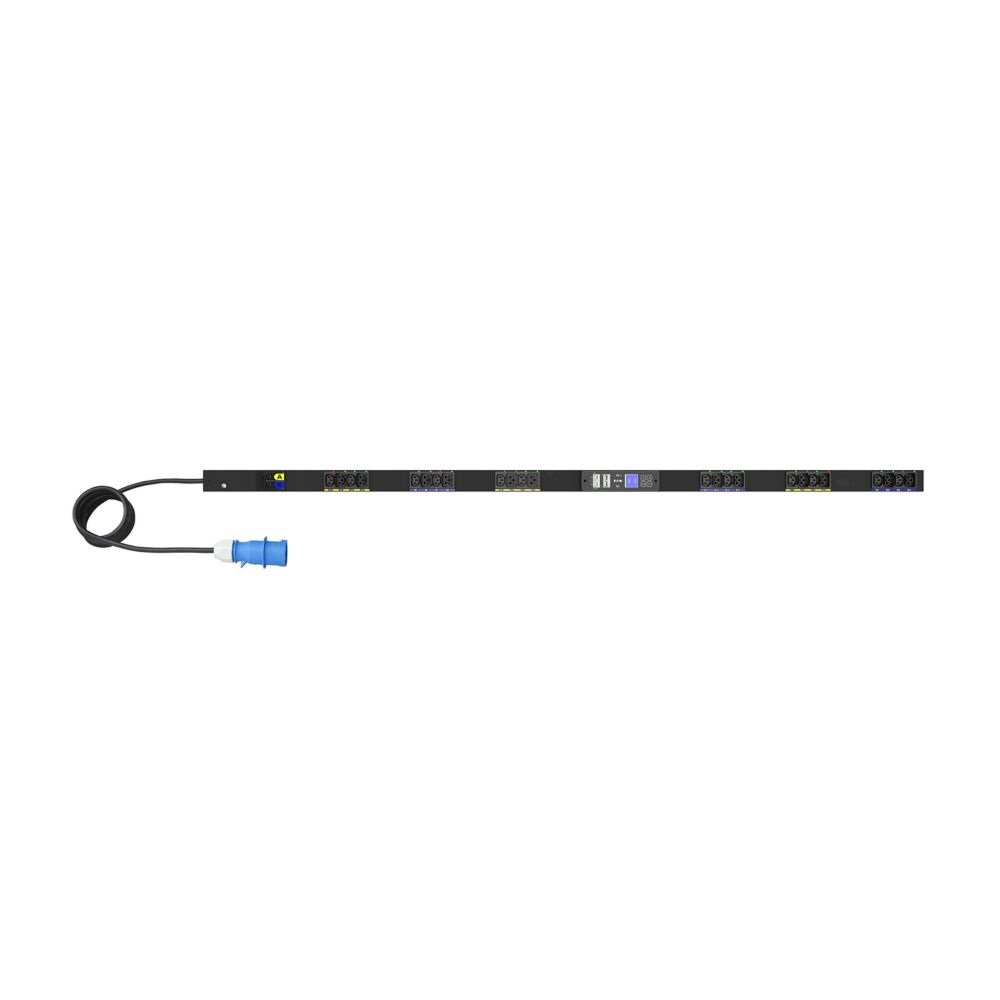Eaton EVSWF132A Unità di Distribuzione dell'Energia (PDU) 24 Prese AC 39U Nero - Monofase, 7.4 kW, C13, C39, 3 m Cavo