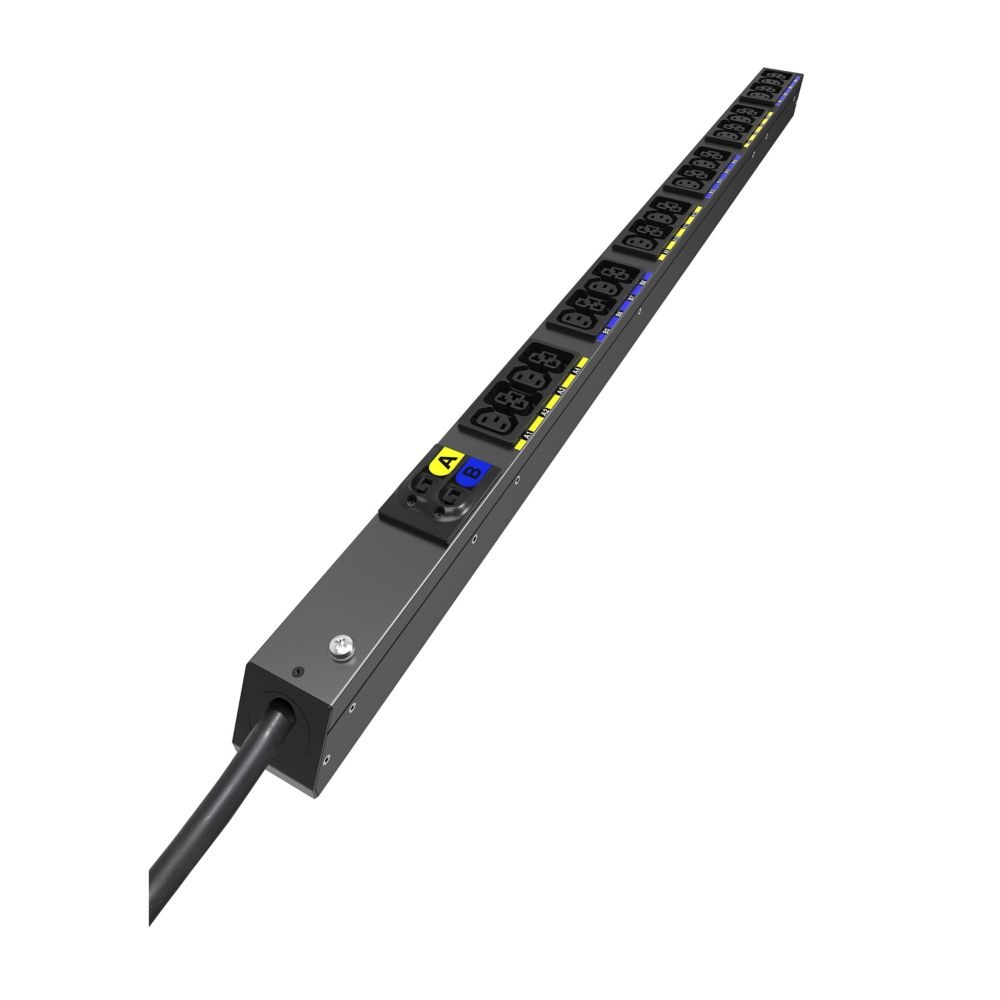 Eaton EVBAF132A Unità di Distribuzione dell'Energia (PDU) 24 Prese AC 22.5U Nero Monofase con Cavo da 3m