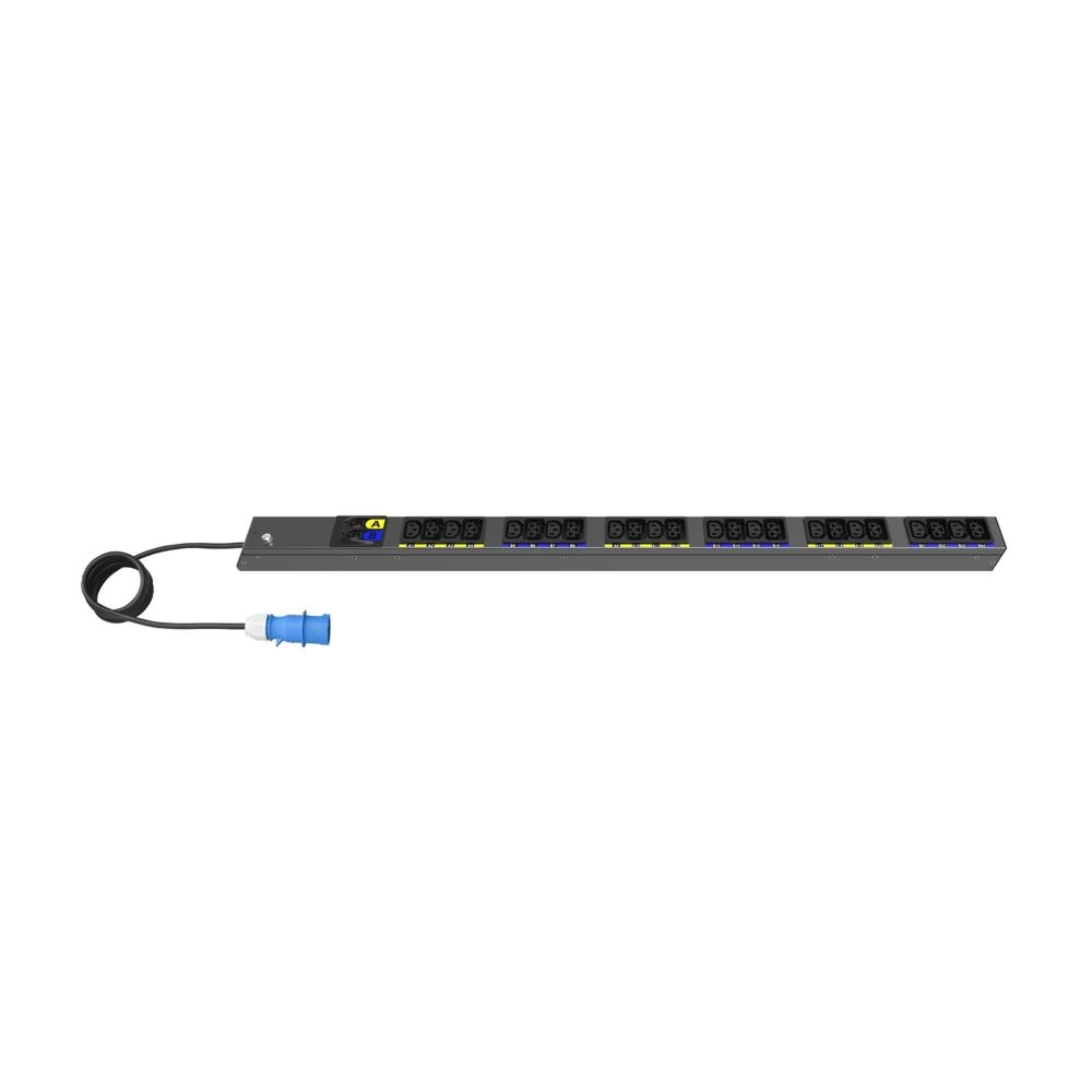 Eaton EVBAF132A Unità di Distribuzione dell'Energia (PDU) 24 Prese AC 22.5U Nero Monofase con Cavo da 3m