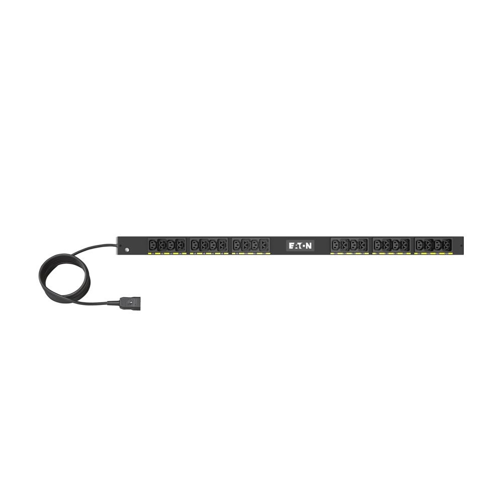 Eaton EVBAFC20A Unità di Distribuzione dell'Energia (PDU) 24 Prese AC, 22.5U, Monofase, Accoppiatore C13/C39, Accoppiatore C20, Lunghezza Cavo 3m, Nero