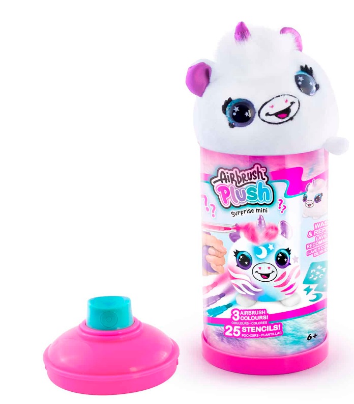 Canal Toys Airbrush Plush - Peluche Colorabili Personalizzabili (Unicorno, Koala, Narval) - 15 cm