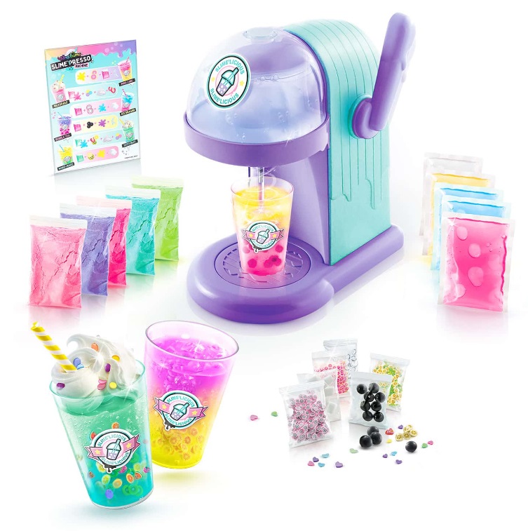 Canal Toys So Slime - Slimelicious - Slime'presso Machine SSC 254, Viola - Frullatore elettronico per creare bevande slime rinfrescanti