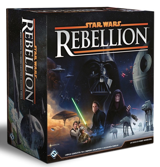 Asmodee Star Wars: Rebellion - Gioco da Tavolo Strategico per 2-4 Giocatori, Edizione in Italiano, 14 Anni