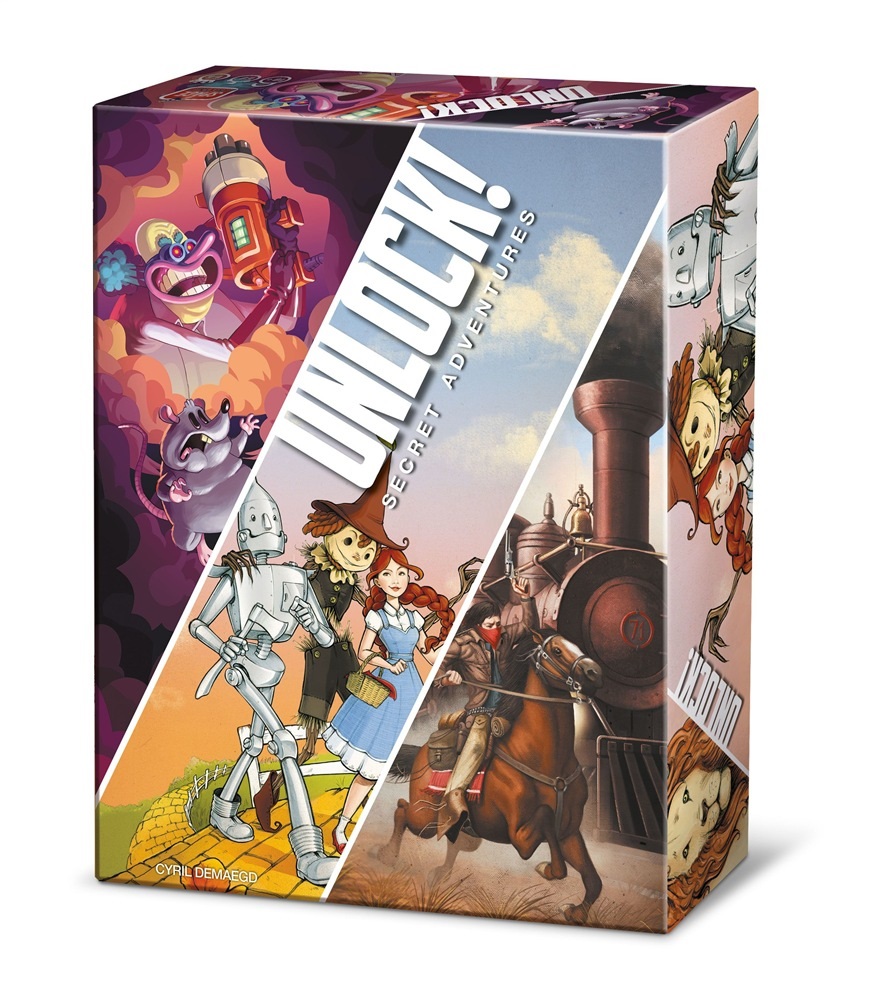 Asmodee Unlock! Secret Adventures - Gioco da Tavolo Escape Room per 1-6 Giocatori, 10 Anni, Edizione in Italiano