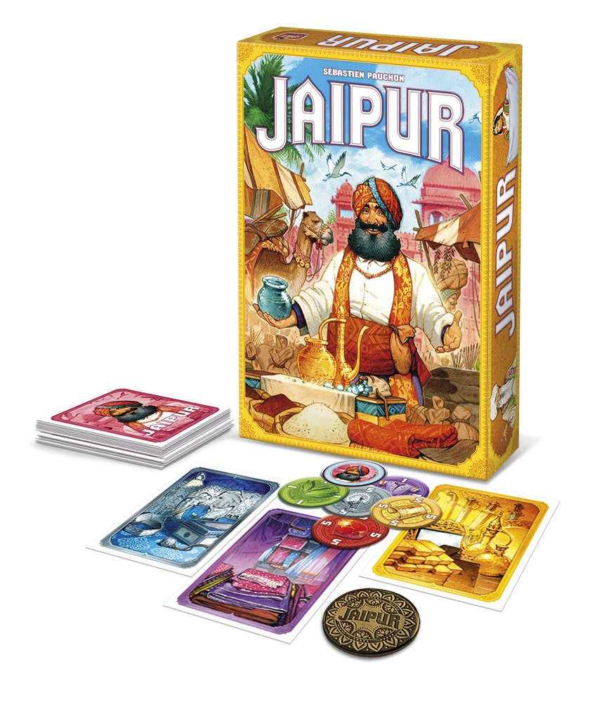 Asmodee Jaipur - Gioco da Tavolo Strategico per 2 Giocatori, 10 Anni, Edizione Italiana