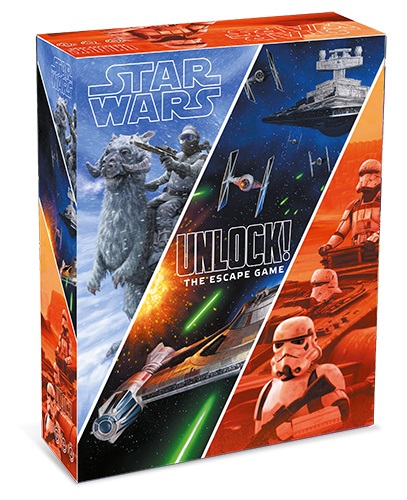 Asmodee Unlock! The Escape Game - Star Wars, Gioco da Tavolo con App, Escape Room, 1-6 Giocatori, 10 Anni, Edizione in Italiano