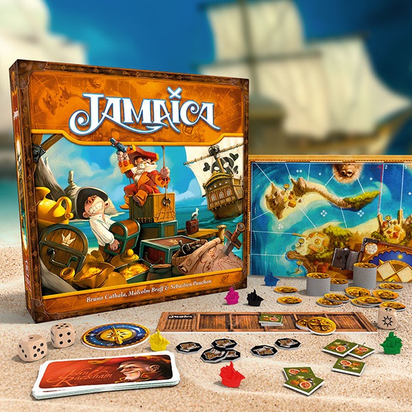 Asmodee Jamaica - Gioco da Tavolo per 2-6 Giocatori, Età 8 , Edizione in Italiano