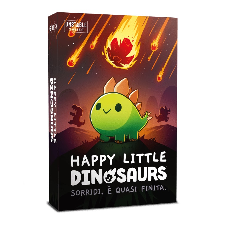 Asmodee Happy Little Dinosaurs - Gioco da Tavolo per 2-4 Giocatori, Età 8 , Edizione Italiana