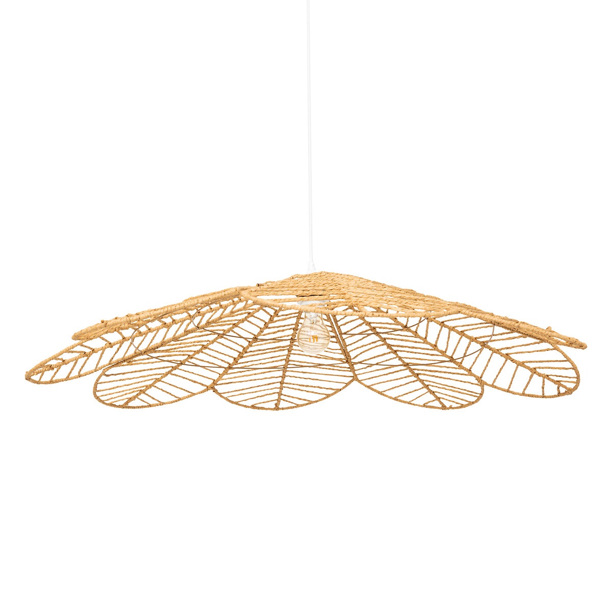 Atmosphera Sospensione Folk in Metallo e Corda - Diametro 98 cm, Potenza Massima 40 W