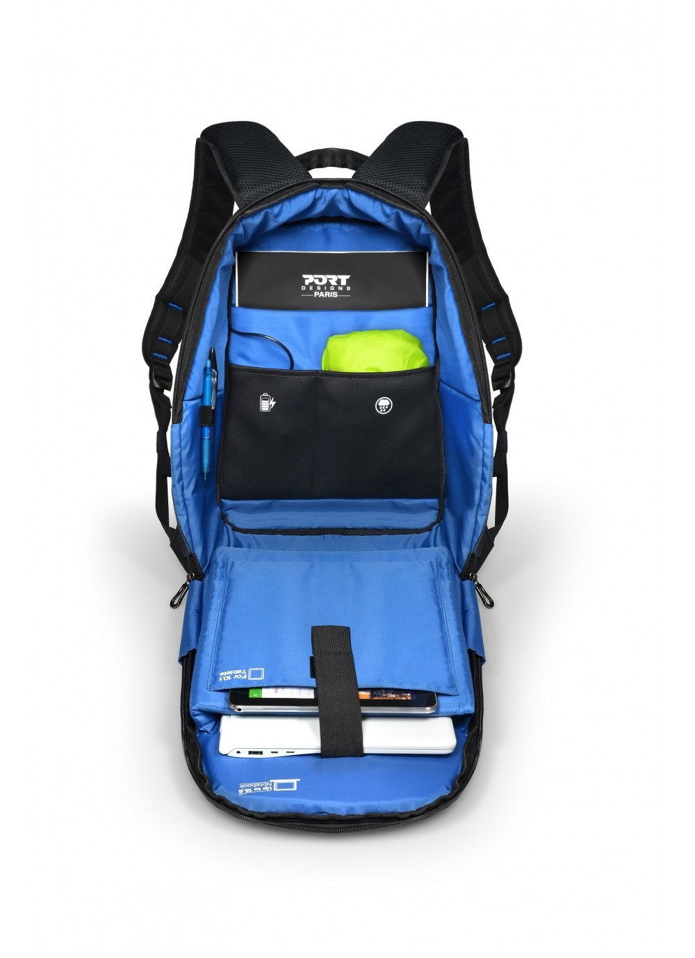 Port Designs CHICAGO EVO BP 13/15.6'' Zaino Nero 39,6 cm (15.6