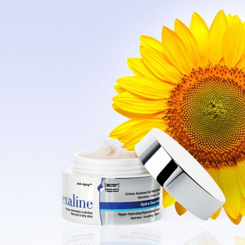 Rexaline Hydra-Dose Rich Crema Viso Idratante Ringiovanente per Pelli Secche 50 ml