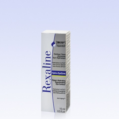 Rexaline Hydra-EyeZone Crema Gel Contorno Occhi Idratante Anti-Età 15 ml - Riduce Borse e Occhiaie, Formula Vegana