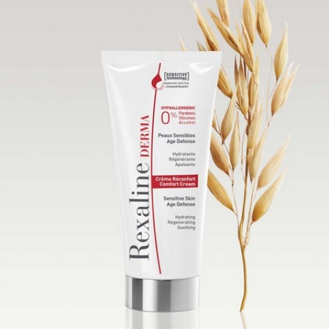 Rexaline Derma Comfort Cream Crema Viso Nutriente e Riparatrice 50 ml - Adatta a Tutte le Età, Uso Giorno e Notte