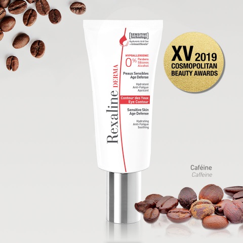 Rexaline Derma Eye Contour Crema per Contorno Occhi Nutriente e Riparatore 15 ml - Idratante e Anti-Età per Pelli Sensibili