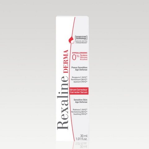 Rexaline Derma Corrector Siero Age Defense per Pelle Sensibile, 30 ml - Idratante e Nutriente