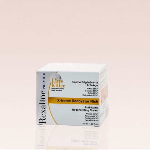 Rexaline X-treme Renovator Rich Crema Rigenerante Antietà 50 ml - Per Pelli Mature e Secche, Idratante e Rassodante