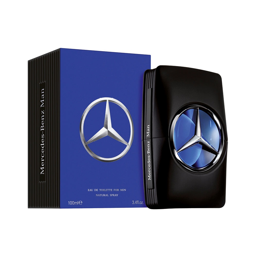 Mercedes-Benz Man Eau de Toilette 100 ml - Profumo Aromatico per Uomo con Note Fresche e Legnose