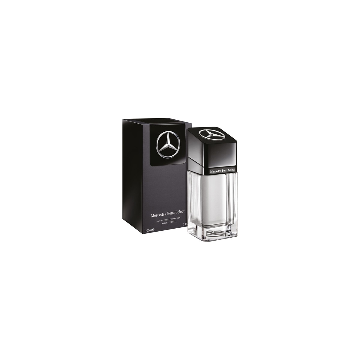 Mercedes-Benz Select Eau de Toilette 100 ml Uomo - Fragranza Cipriata-Fruttata con Note di Bergamotto e Ribes Nero
