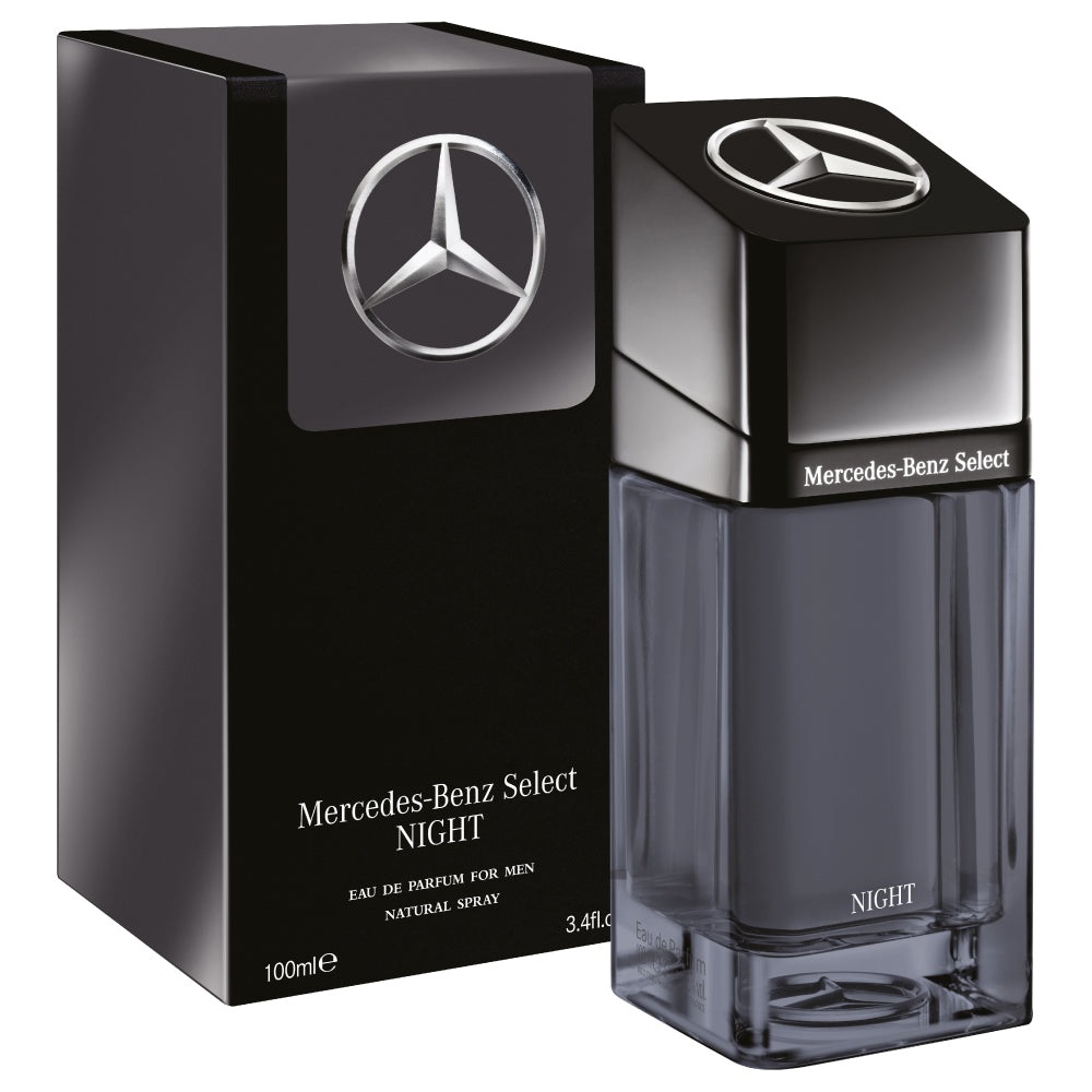 Mercedes-Benz Select Night Eau de Parfum 100 ml Uomo - Fragranza Legnosa-Vanigliata, Orientale Speziato, Lanciato nel 2019