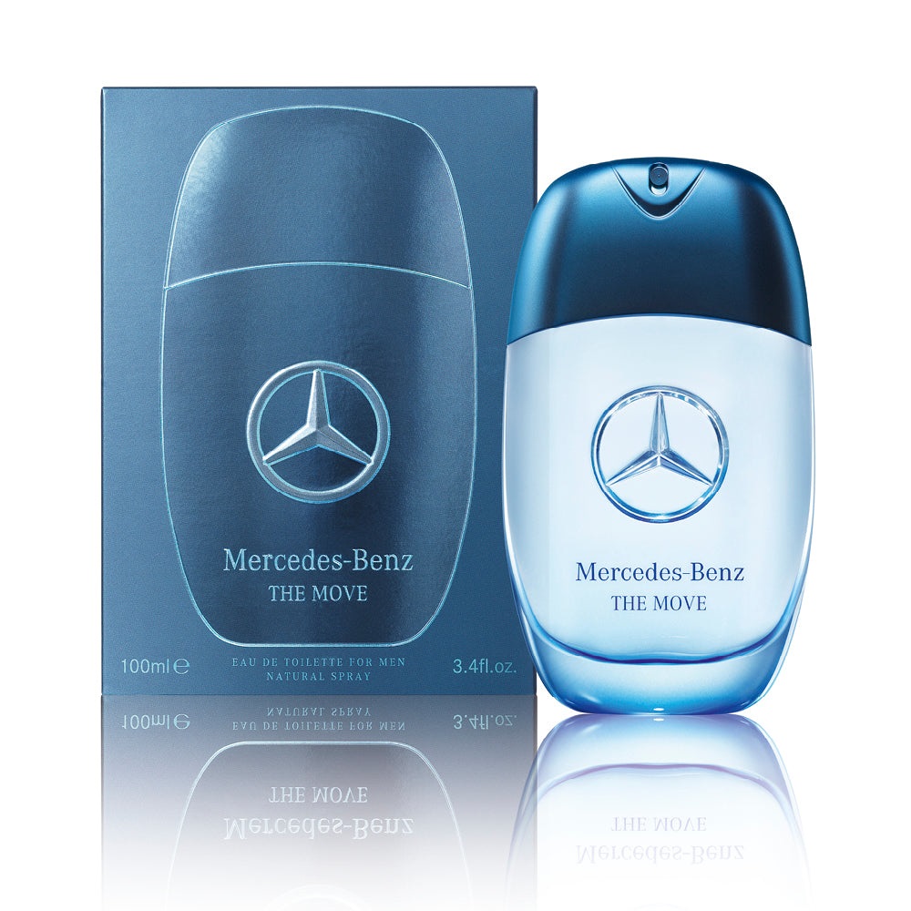 Mercedes-Benz The Move Eau de Toilette 100 ml Uomo - Profumo Aromatico con Pompelmo, Cardamomo e Note Marine