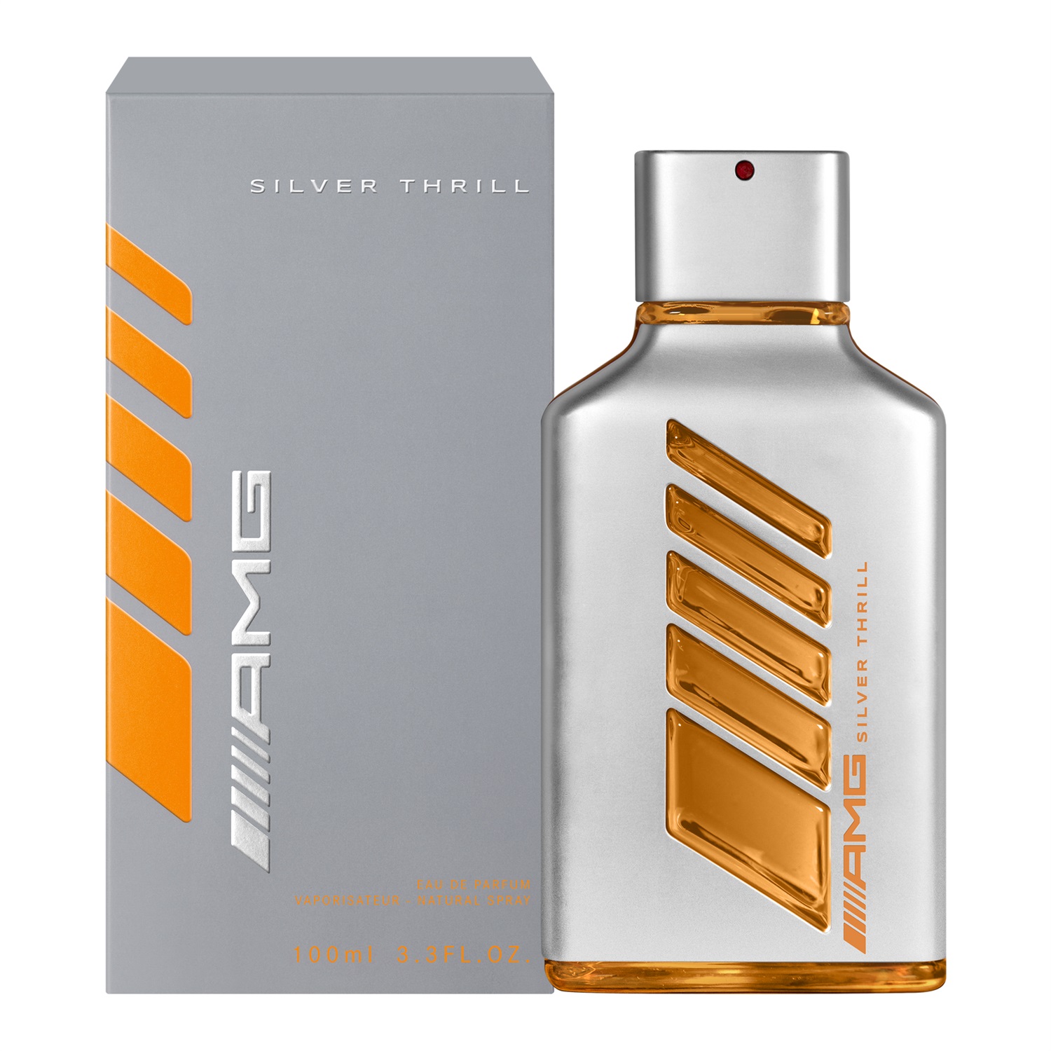 Mercedes-Benz AMG Silver Thrill Eau de Parfum da Uomo 100 ml - Fragranza Fresca ed Energica