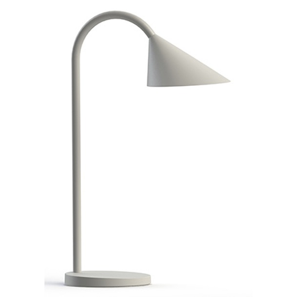 Unilux Lampada da Tavolo Sol LED 7.4 W Bianco - Design Moderno con Braccio Flessibile e Interruttore On-Off