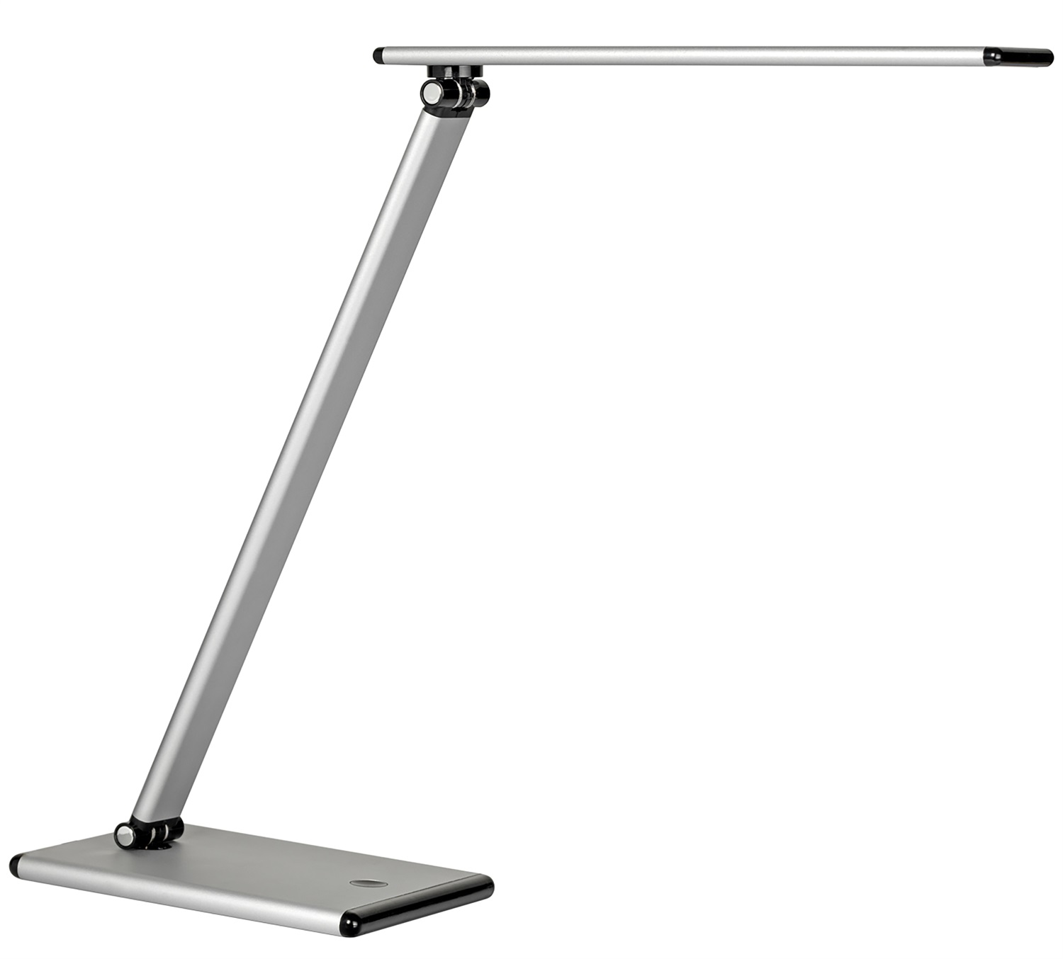 Unilux Lampada da Tavolo Terra LED 8,3 W Grigio Metallizzato con Dimmer e Design Elegante
