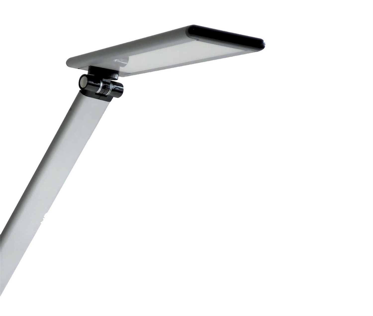 Unilux Lampada da Tavolo Terra LED 8,3 W Grigio Metallizzato con Dimmer e Design Elegante