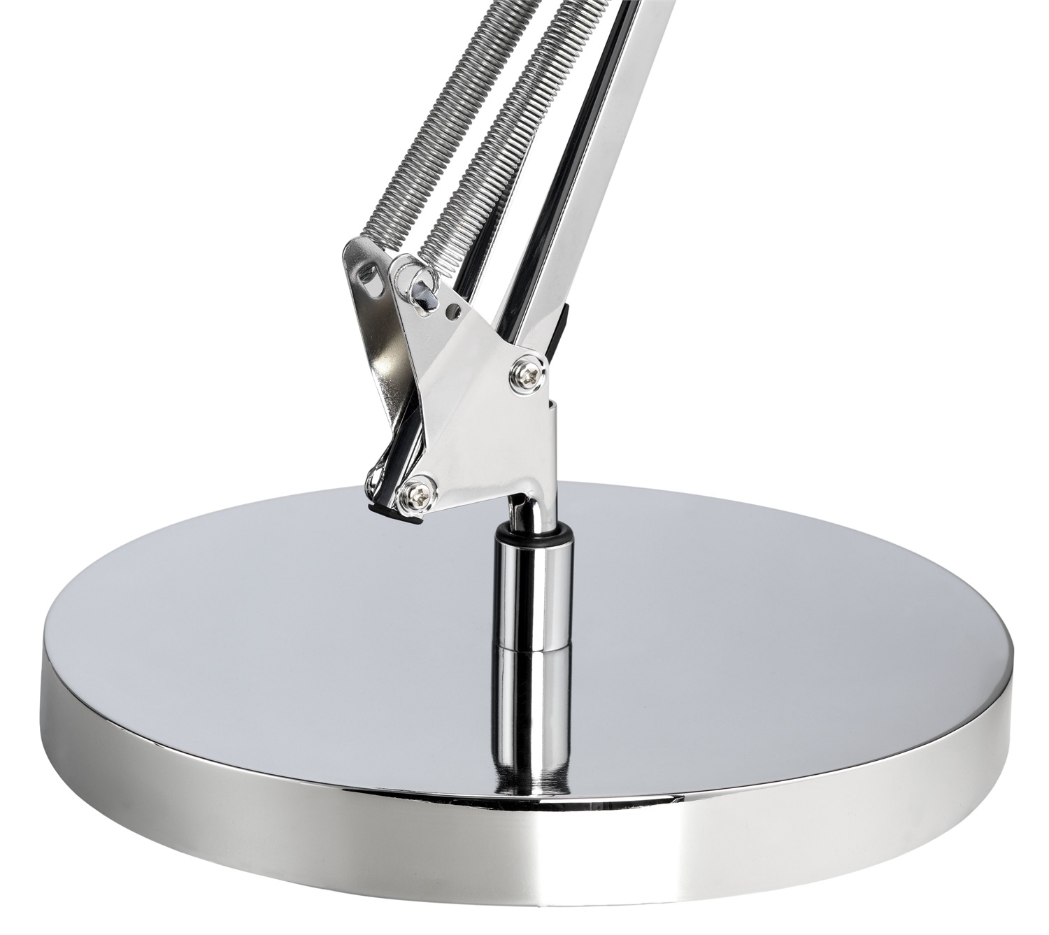 Unilux Success 80 Lampada da Tavolo Grigio Cromato 10 W LED con Braccio Regolabile e Testa Snodabile