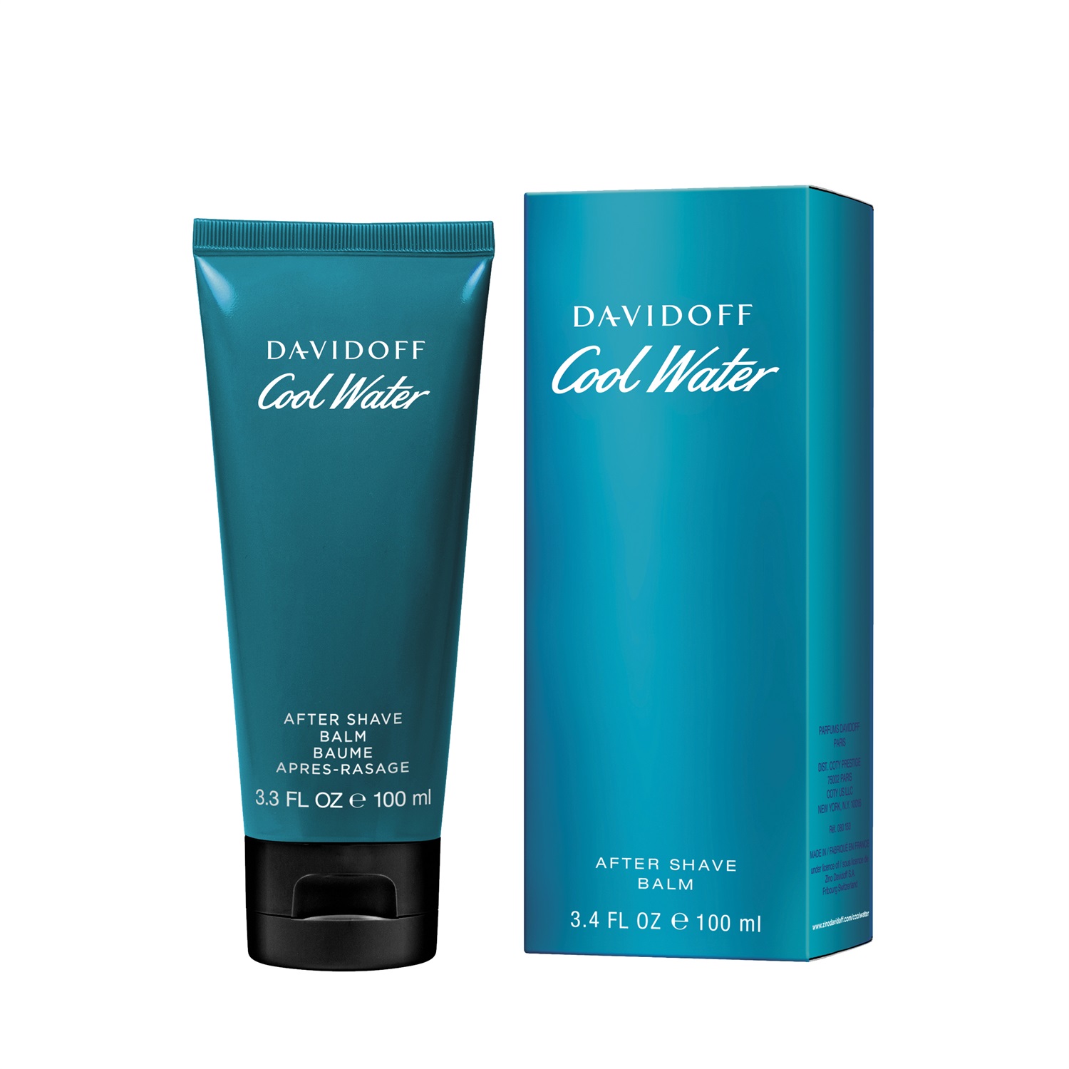 Davidoff Cool Water Balsamo Dopobarba 100 ml - Idratante e Rinfrescante con Fragranza Aromatica