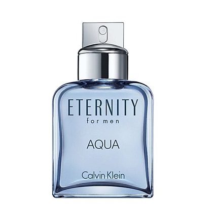 Calvin Klein Eternity Aqua Eau de Toilette 100 ml Uomo - Fragranza Aromatica Legnosa con Note Ozoniche e Acquatiche