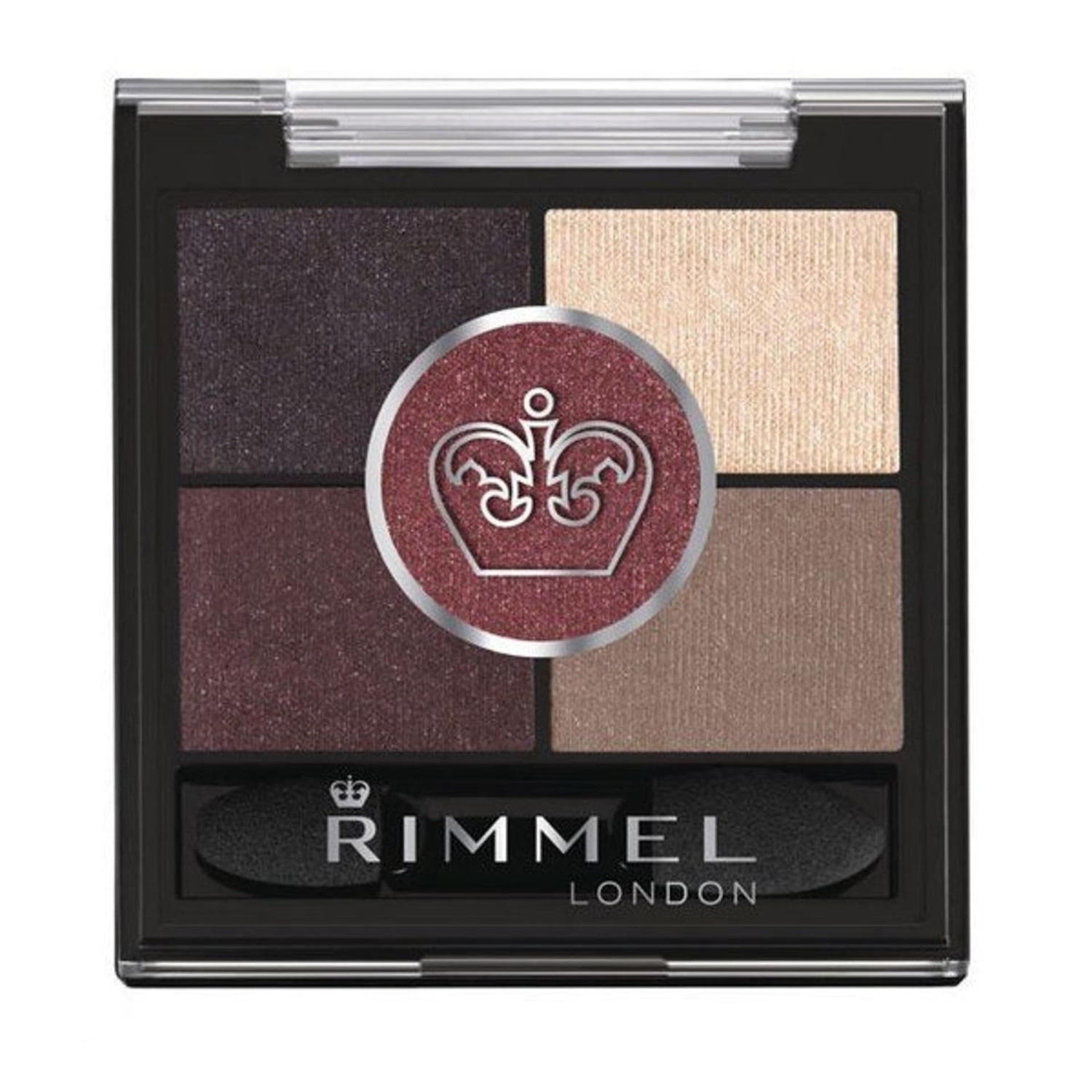Rimmel London Glam Eyes HD Palette di Ombretti 5 Pan 022 Brixton Brown - 3.8 g, Colore Intenso e Lunga Durata