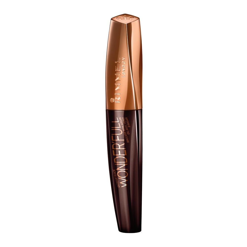 Rimmel Mascara Wonder'Full Extreme Black, 11 ml - Volumizzante e Allungante con Olio di Argan