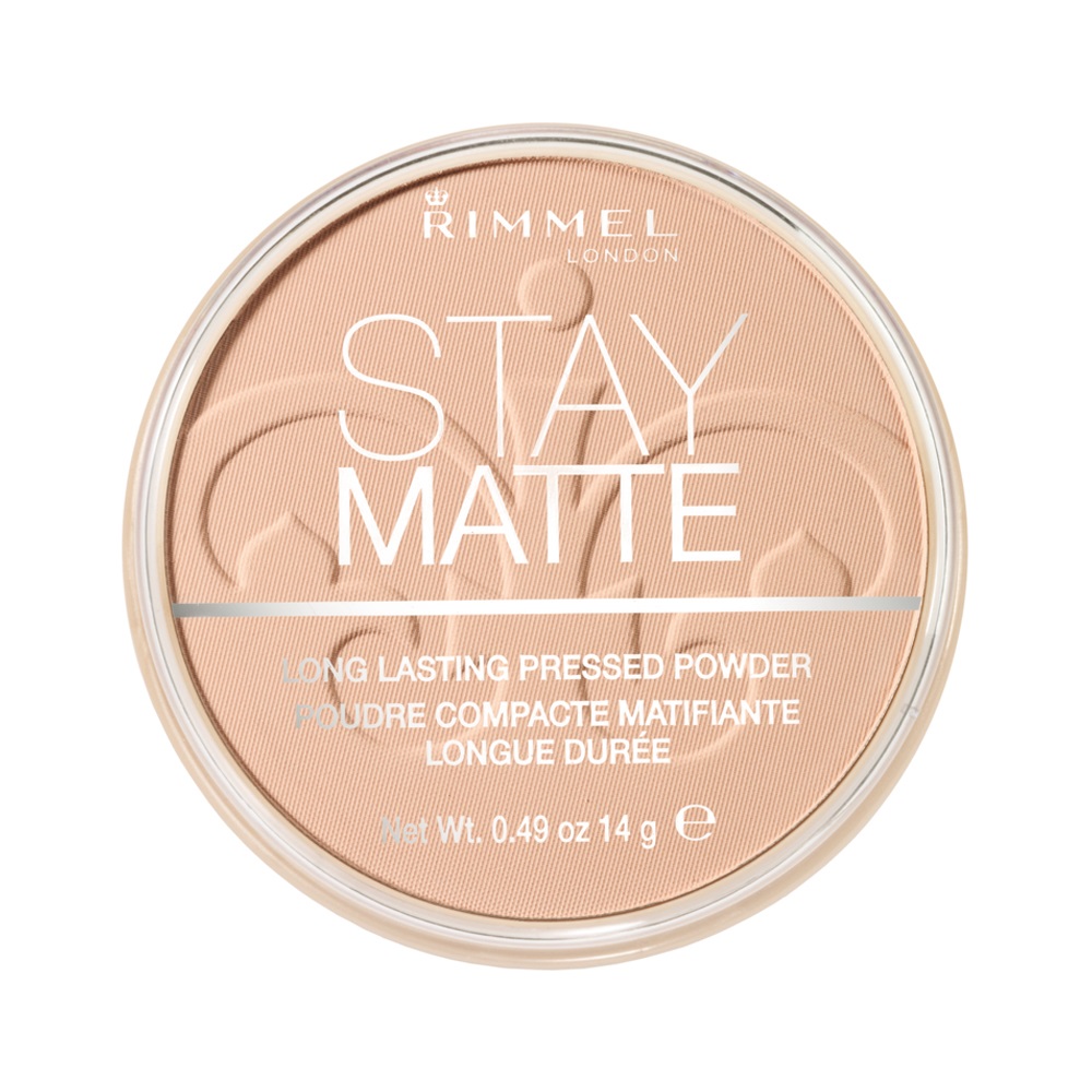 Rimmel Stay Matte Pressed Powder 007 Mohair - Cipria Compatta Opacizzante 14g con Formula Minerale e Ingredienti Botanici
