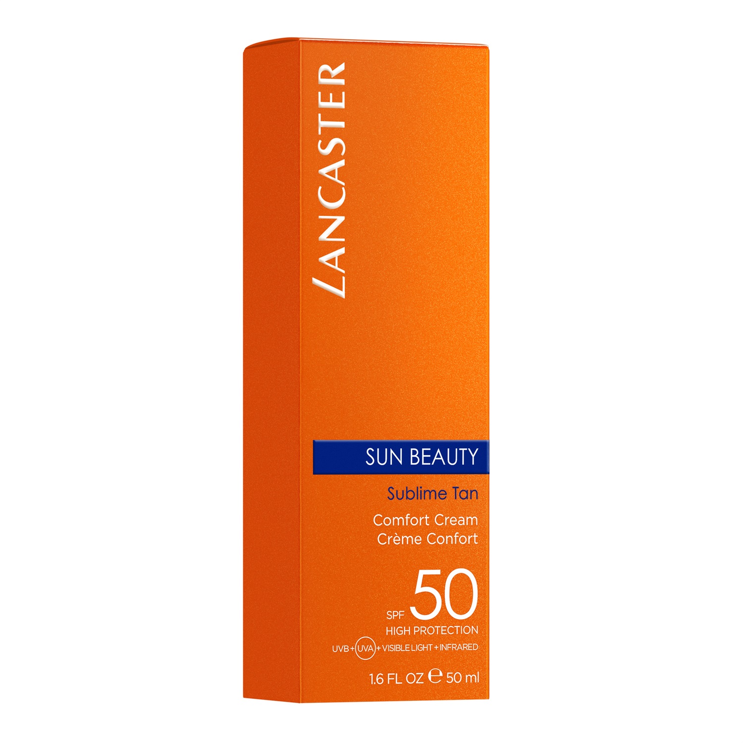 Lancaster Sun Beauty Crema Viso Effetto Comfort SPF50 50ml - Protezione ad Ampio Spettro e Abbronzatura Luminosa