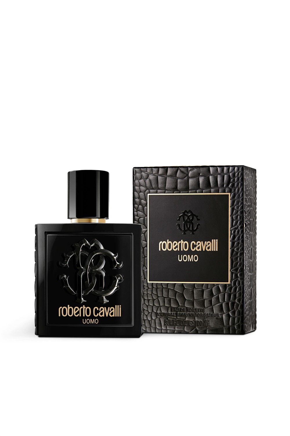 Roberto Cavalli Uomo Eau de Toilette 100 ml - Fragranza Intensa e Profonda con Note di Viola e Zafferano