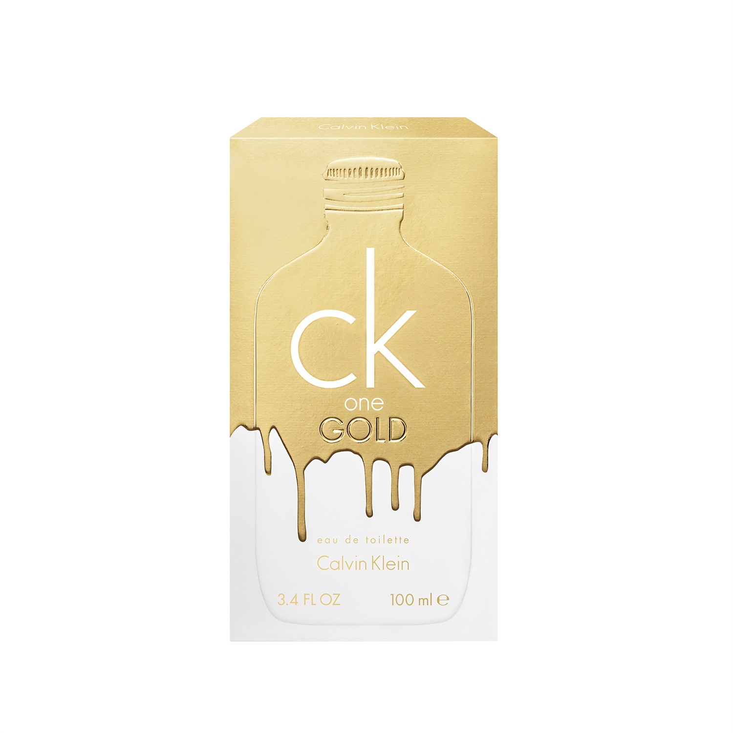 Calvin Klein CK One Gold Eau de Toilette Unisex 100 ml - Fragranza Fresca e Legnosa