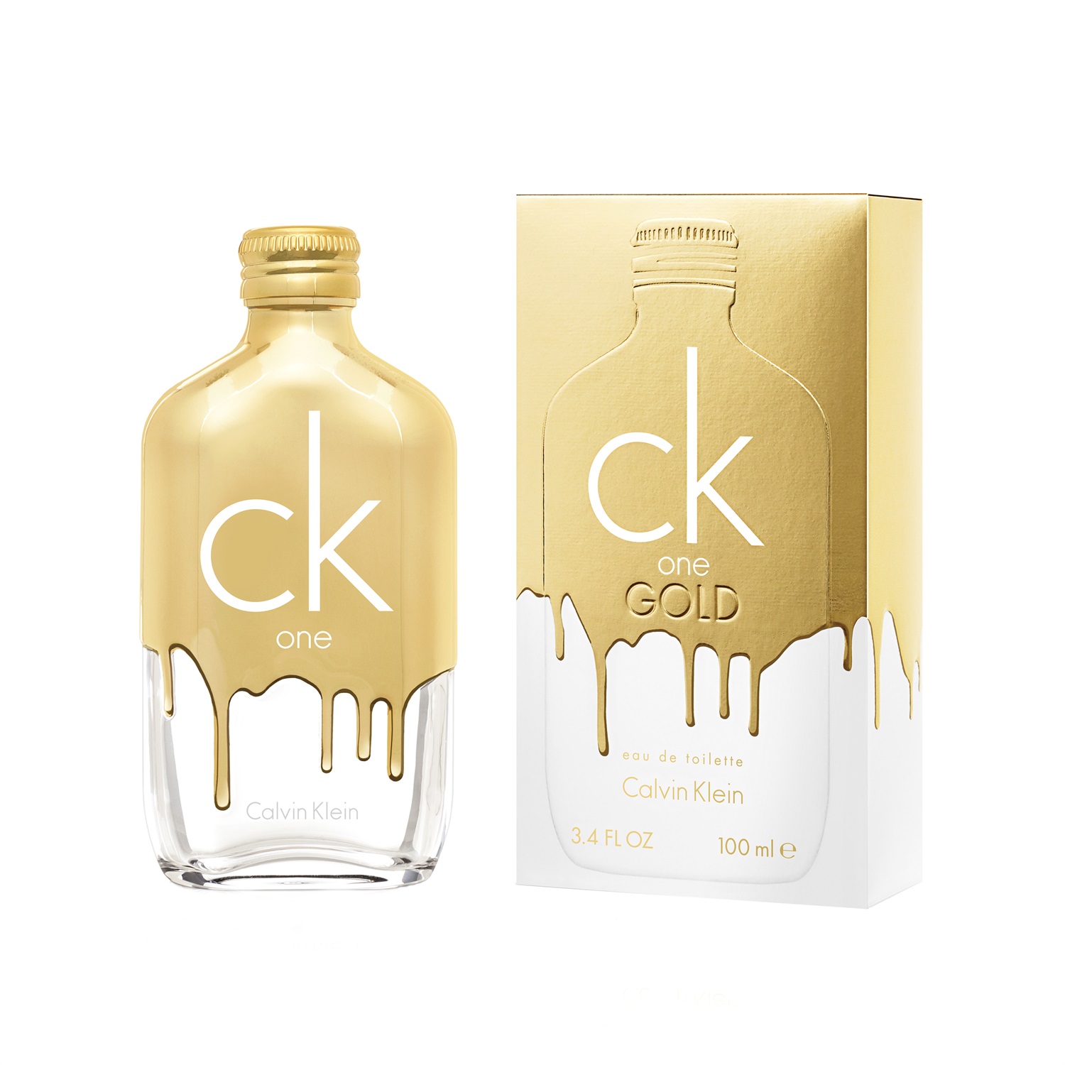 Calvin Klein CK One Gold Eau de Toilette Unisex 100 ml - Fragranza Fresca e Legnosa