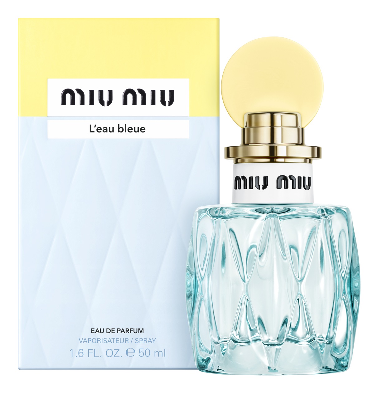 Miu Miu L'Eau Bleue Eau de Parfum 50 ml - Fragranza Floreale e Verde per Donna