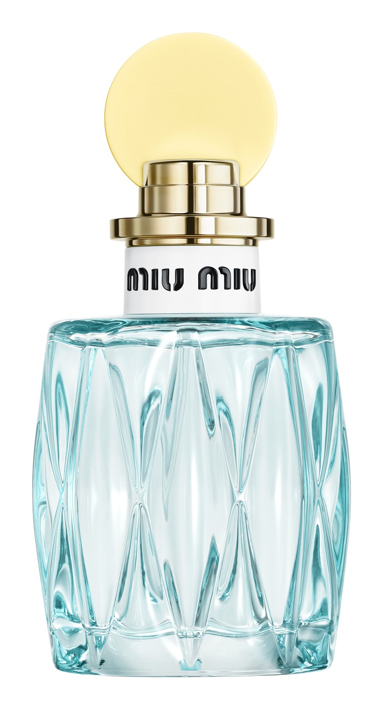 Miu Miu L'Eau Bleue Eau de Parfum 100 ml - Fragranza Floreale Verde per Donna con Note di Mughetto e Caprifoglio