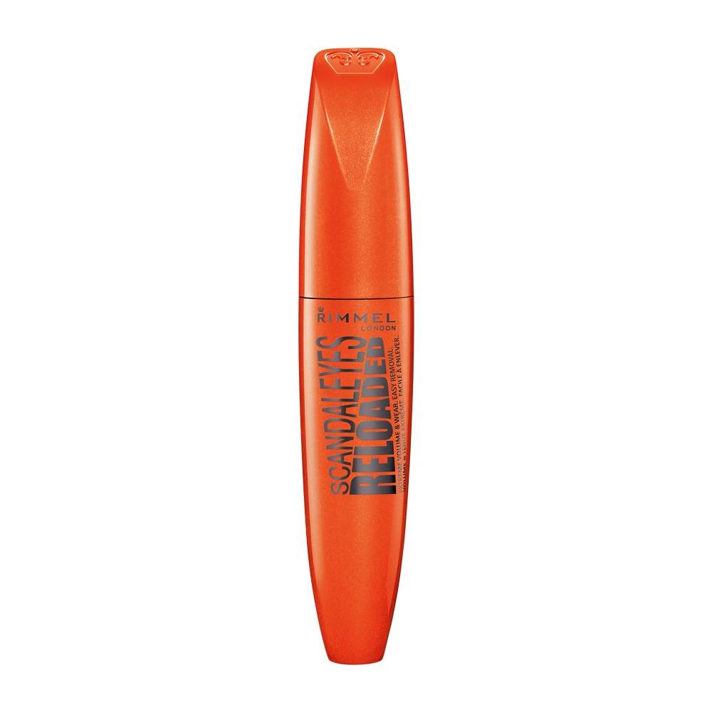 Rimmel Scandaleyes Reloaded Mascara 001 Black - Volume Estremo e Tenuta Fino a 24 Ore, 12 ml