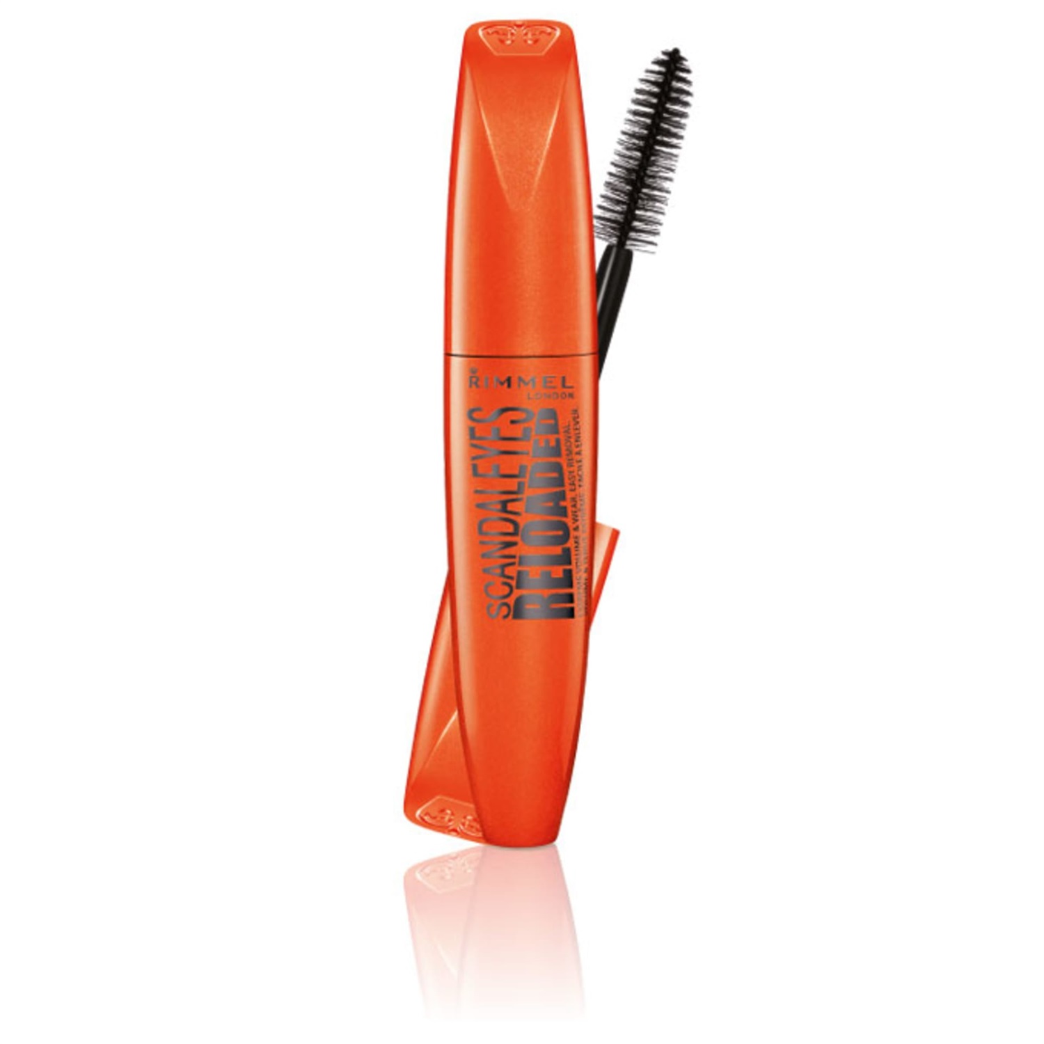 Rimmel Scandaleyes Reloaded Mascara 001 Black - Volume Estremo e Tenuta Fino a 24 Ore, 12 ml