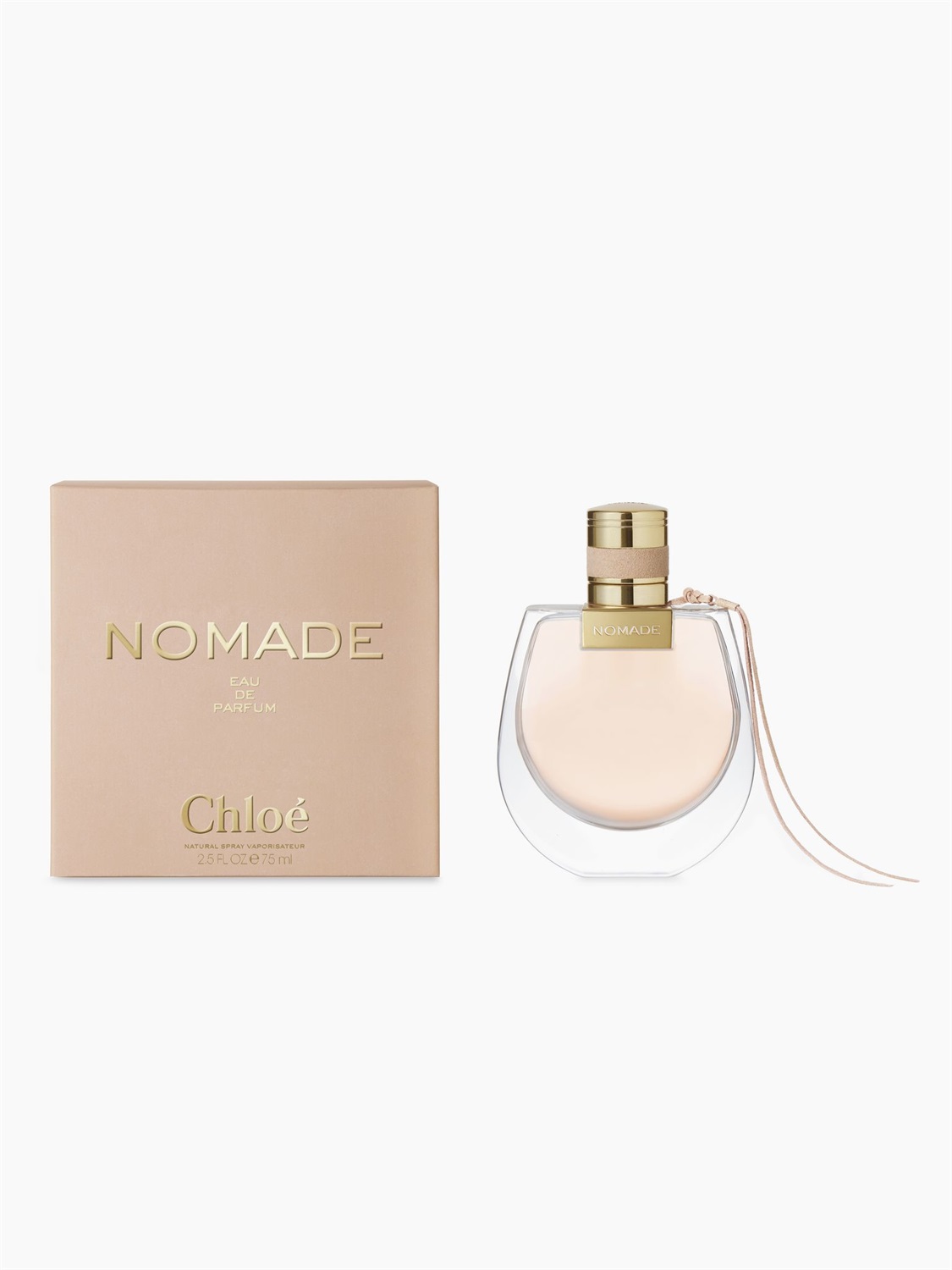 Chloé Nomade Eau de Parfum 75 ml - Fragranza Floreale Chypre per Donna con Note di Muschio di Quercia e Susina