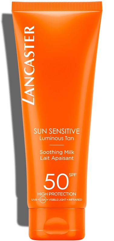 Lancaster Sun Sensitive Soothing Milk SPF 50 - Latte Corpo Lenitivo 125 ml per Pelli Sensibili