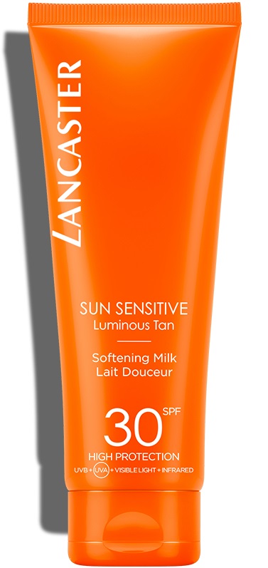 Lancaster Sun Sensitive Latte Emolliente SPF30 per Pelle Sensibile 125 ml - Protezione Ad Amplo Spettro e Abbronzatura Luminosa