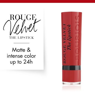 Bourjois Rouge Velvet The Lipstick 2,4 g - Rossetto Opaco Lunga Tenuta 05 Brique-à-Brac