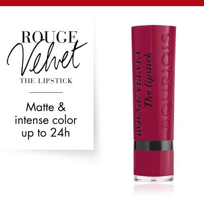Bourjois Rouge Velvet The Lipstick 2,4 g - Rossetto Opaco Lunga Tenuta 10 Magni-Fig